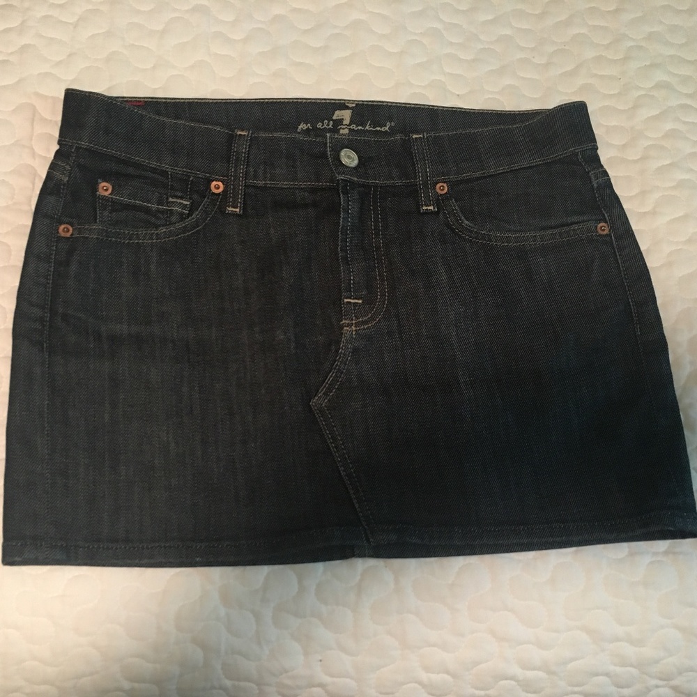 7 For All Mankind Jean Skirt